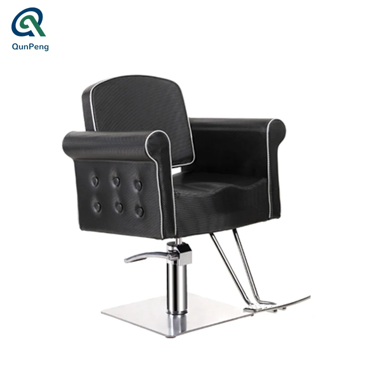 Suitable in barber shop modern luxury salon styling chair black salon styling chairs