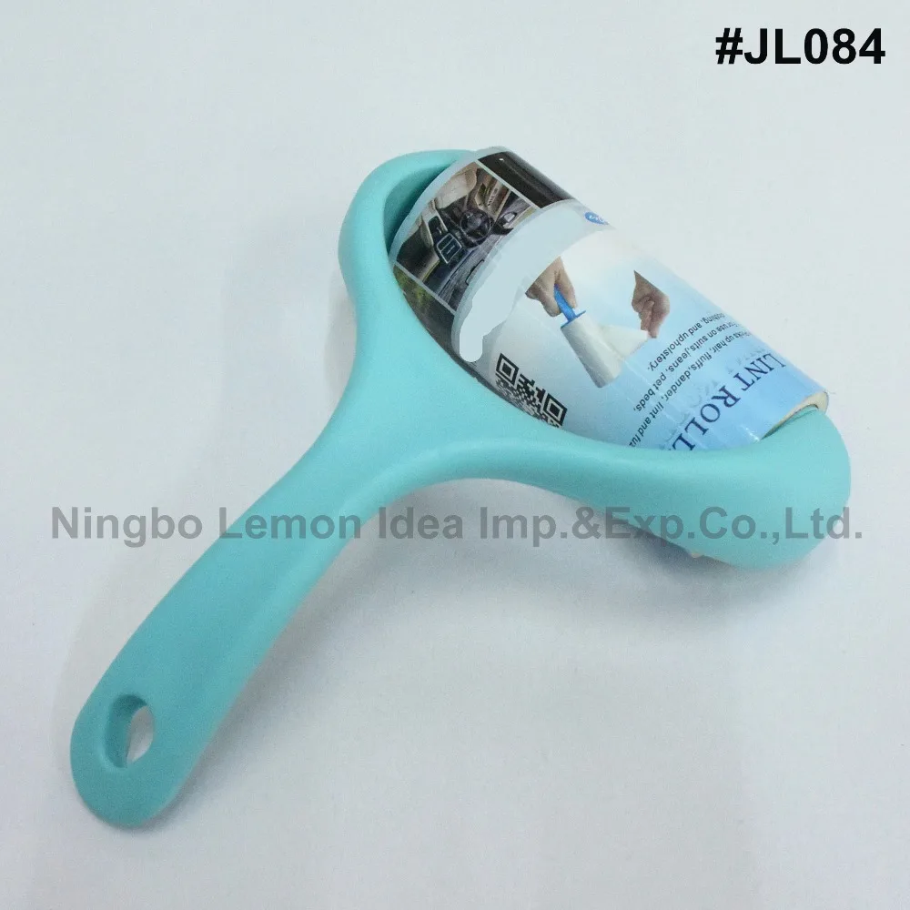 
home cleaning tool heavy-duty big plastic handle sticky lint roller cleaner 