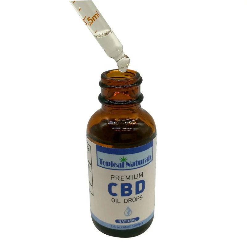 
American warehouse Dropshipping 99% Pure Large Stock CBD isolate oil tincture 
