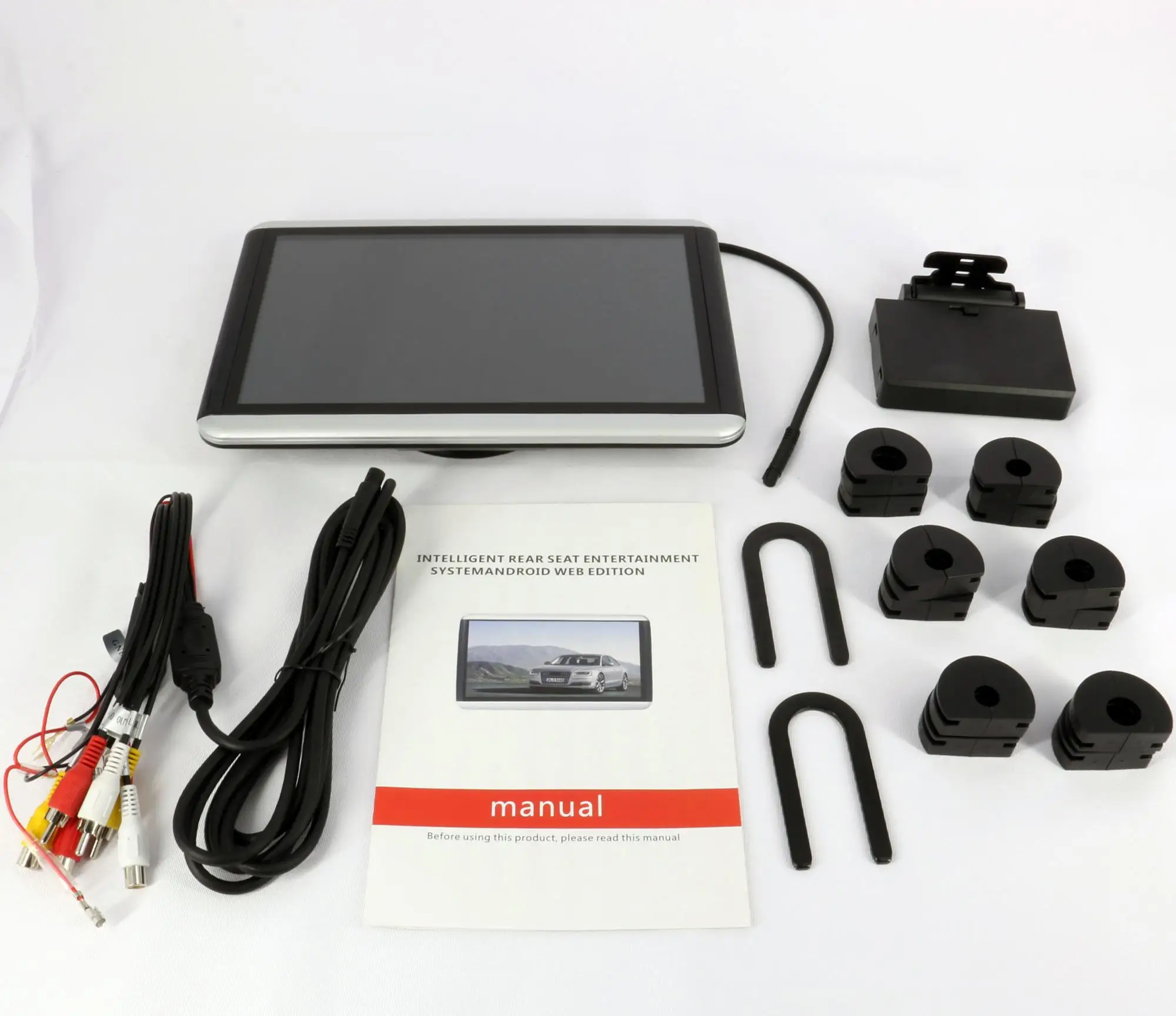 Hot sale 10.1 inch lcd car headrest android Wifi monitor touch screen monitor  touch screen Android monitor