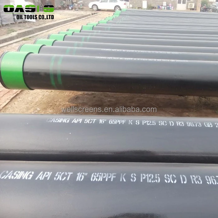 API 5CT Seamless Casing and Tubing/API J55 K55 L80 N80 P110 Water Oil Well Casing Pipe