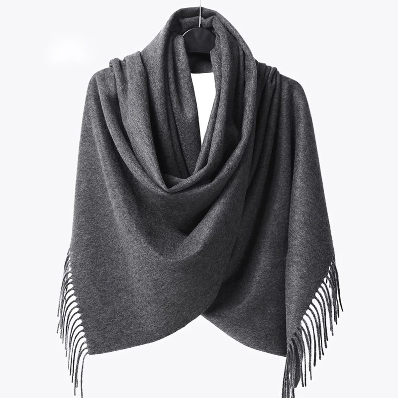 High Quality Women Super Soft Plain Viscose Pashmina Cashmere  Shawl
