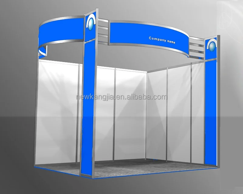 Easy and fast assembly aluminum 3x3 exhibition booth with factory price supplier
