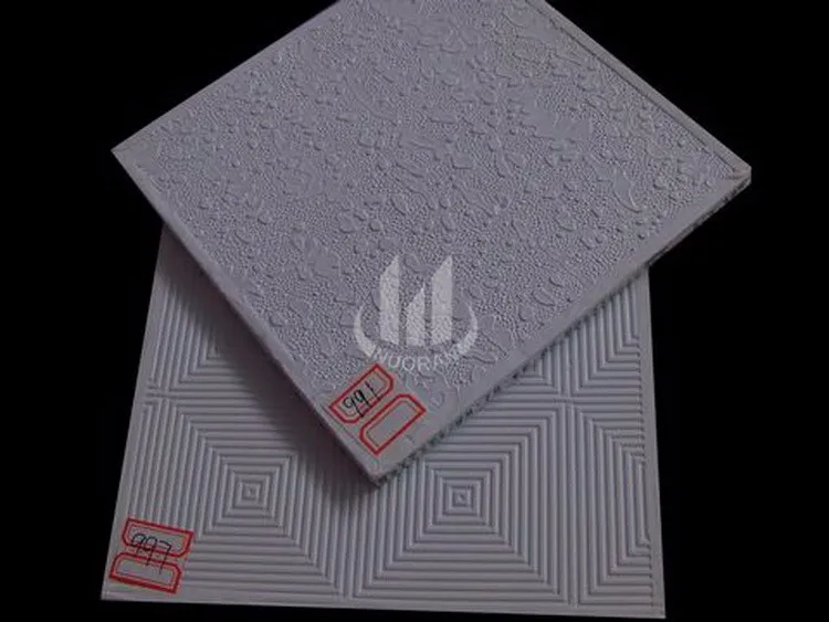 60x60 ПВХ ламинированный гипсовый потолок с аксессуарами