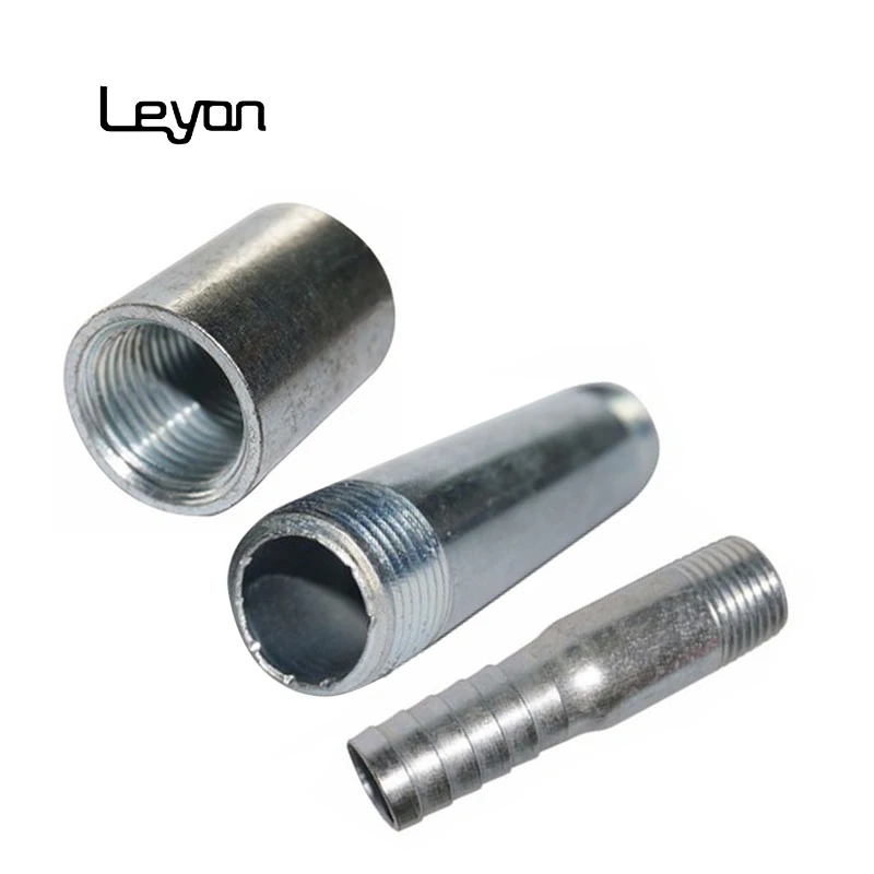 galvanized a105 forged socket fittings swage nipple bspt sch40 carbon steel hydraulic adapter /pipe nipples