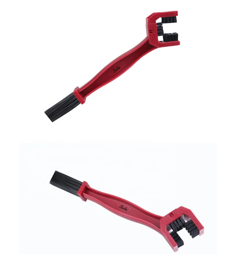 Plastic chain cleaning brush motorcycle chain brush cleaner