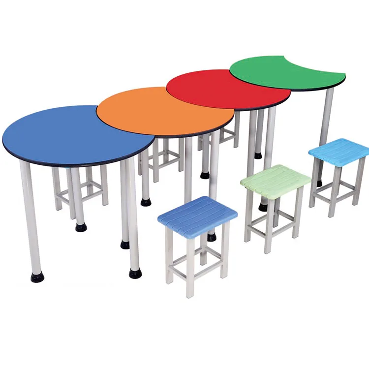 Colorful Classroom Furniture Kindergarten Study Desk Chair Tables For Kids Children