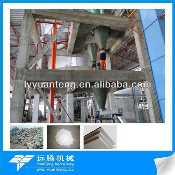 Gypsum production line with capacity 180 000 tons per year