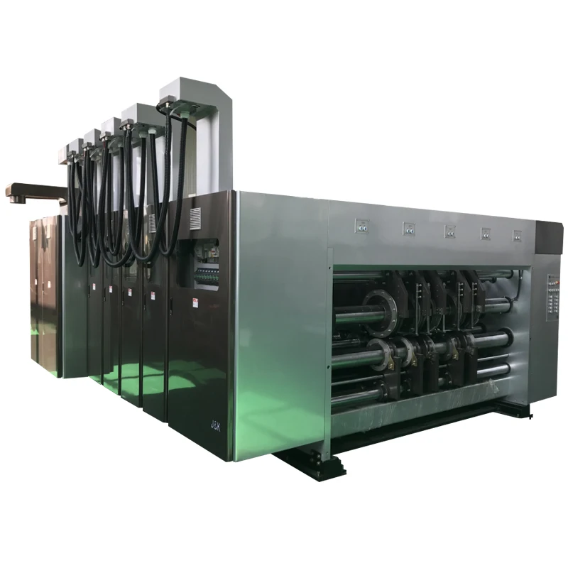 Automatic Set Box Making Machines/Corrugated Cardboard 3 Colors Printer&Slotter