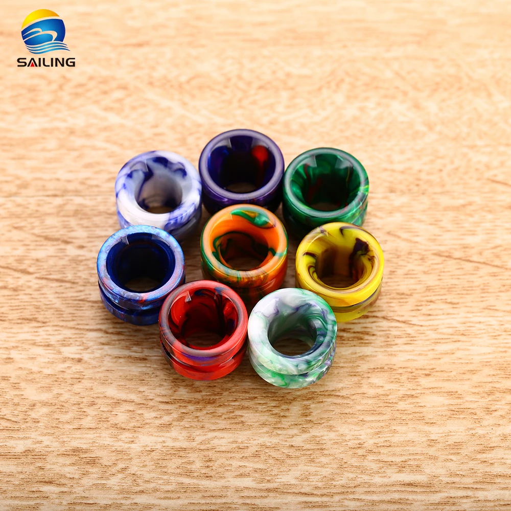 Wholesale Multicolored SS Gilding And Epoxy Resin 810 Drip Tips