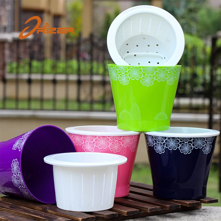 Hot sale Indoor and outdoor garden decorative cheap small trough planters flower pots table