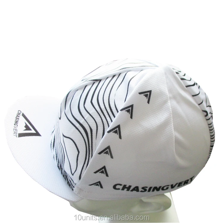Specialized blank cycling caps hats wholesale with mixed color 100% polyester vintage fitted sublimation print