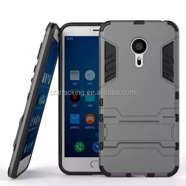 Armor Phone Case for Meizu MX5 MX6 Pro 6 Meizu M3S M5S mini Meizu U10/U20 Stand Holder Case