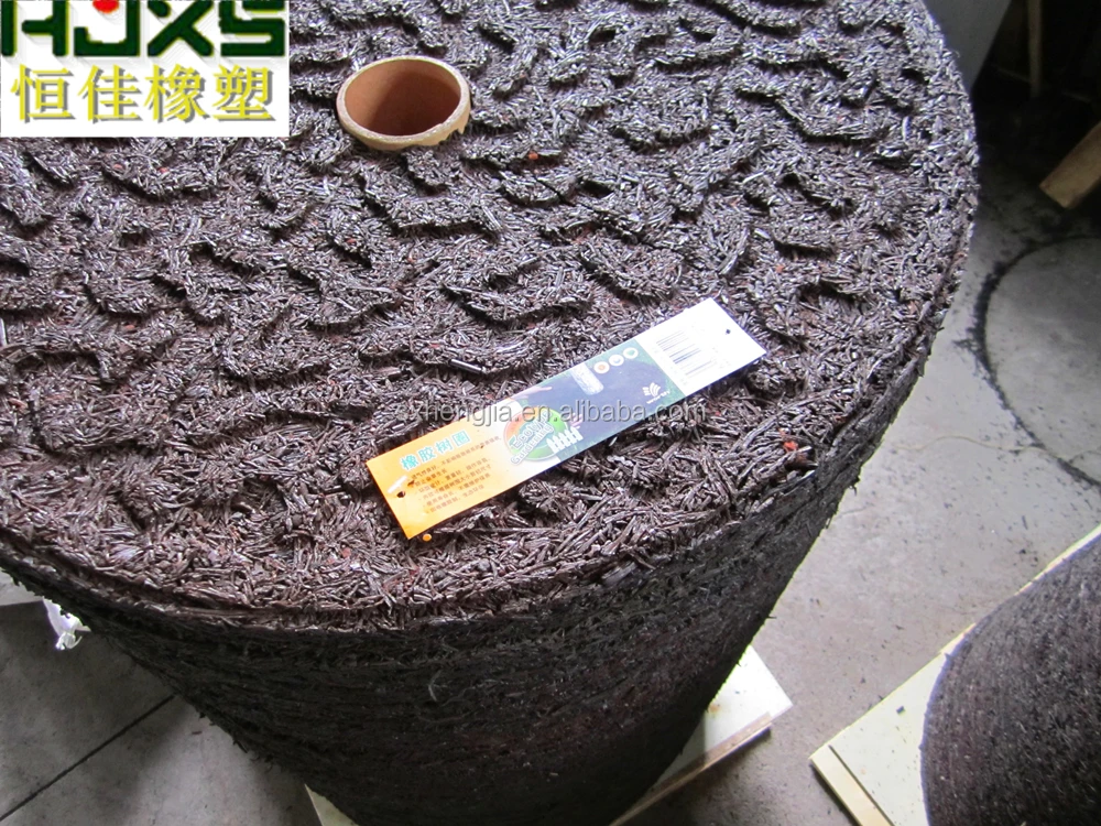 Cheap 24 30 36 inch recycle rubber mulch tree ring