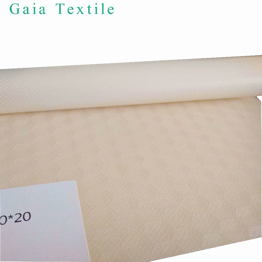 Professional factory Most popular High Grade waterproof awning retractable material 3D embossed pvc coated tarpaulin in Turkey