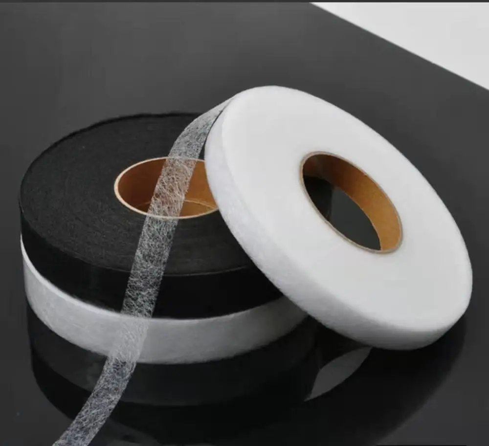 DF018/DF030/DF040/DF050/DF060/DF070/DF080/DF090/DF100 double side fusible PA glue interlining/tape for the garment