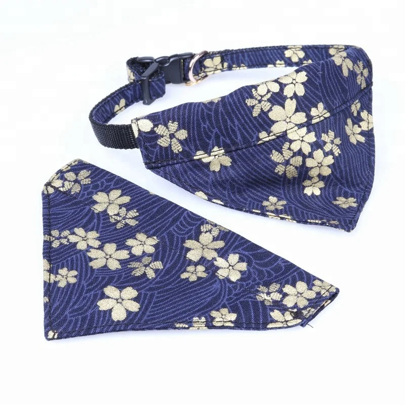 GMTPET Pet Factory OEM Dog Collar Wholesale Custom Fashion Japanese Style Dog Triangle Collars Soft Dog Collars
