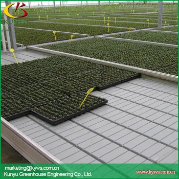 Seeding Bed For Greenhouse, Movable Seed bed,Hydroponic ABS rolling bench