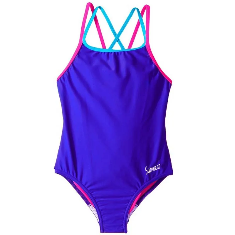 GRS 300pcs Low moq High elastic one piece training swimsuit PBT material sport swimwear customized logo non-formal design OEM Too
