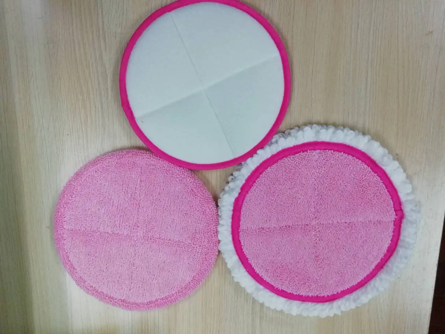 Mop  head microfiber pads flat round mop head cleaning pads  mop replacement head microfiber pads