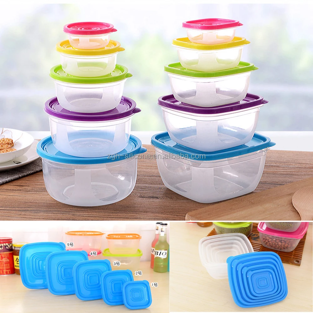 Reusable Eco-friendly Silicone Food Storage Container Custom Vacuum Seal Container