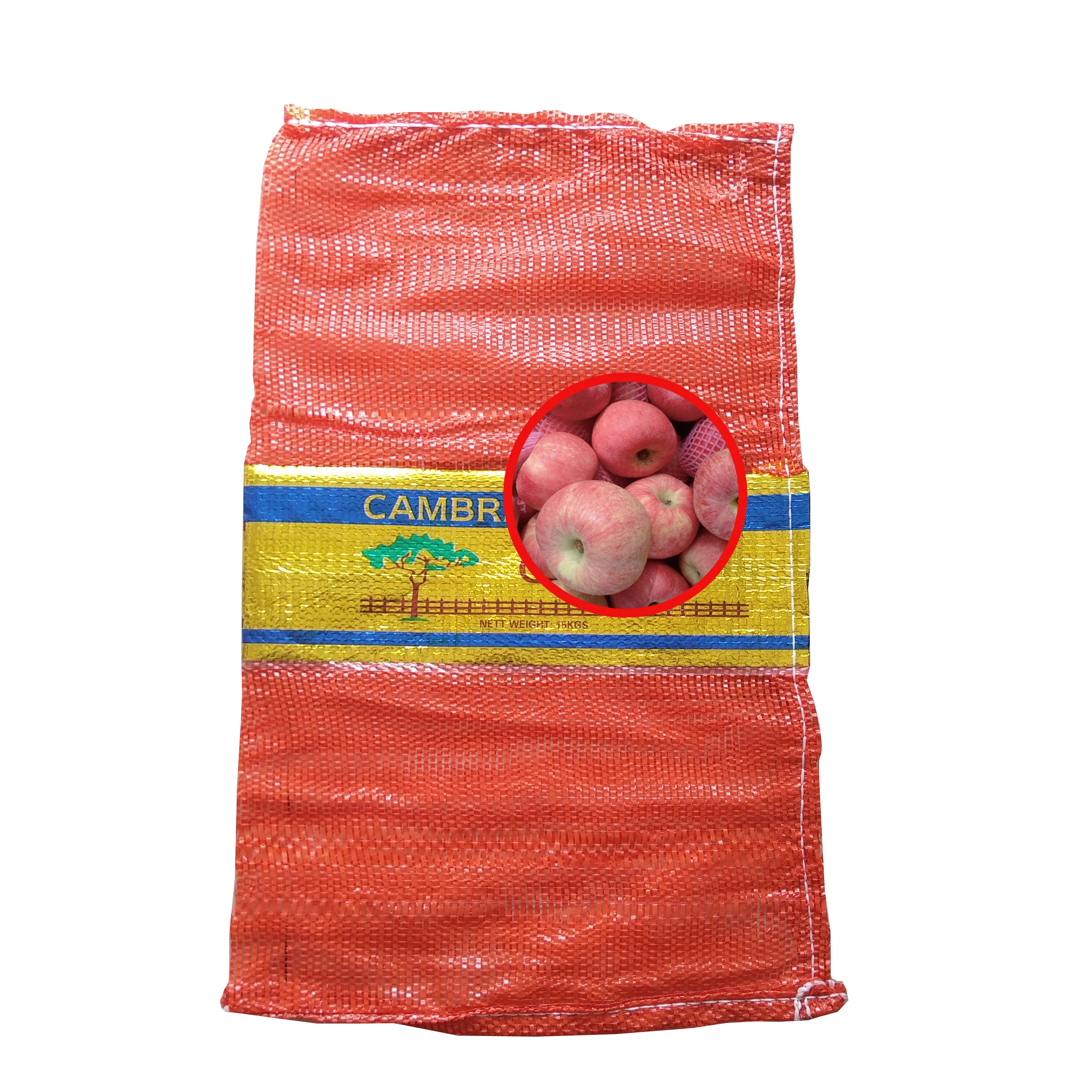 Wholesale UV treated high quality 20 kg onion pp leno mesh bag