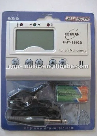 ENO EMT-888GB по прейскуранту гитара/бас-тюнер/Метроном/хроматические w. Зажим для захвата