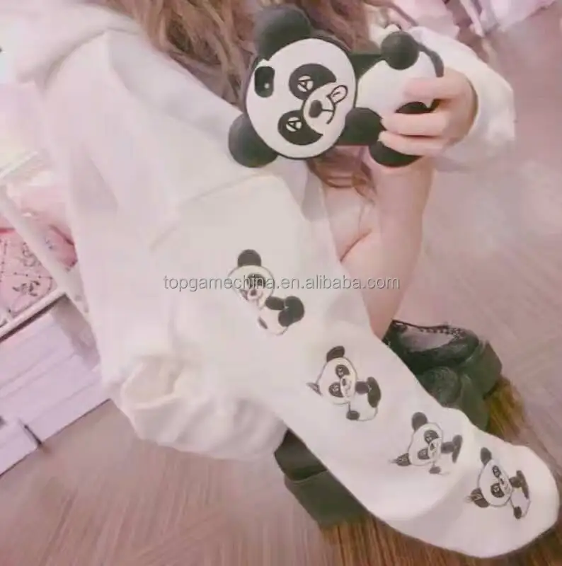 3D Cute Cartoon panda Silicone Case for iPhone 7 7plus 4.7/5.5 Inch Phone Cases