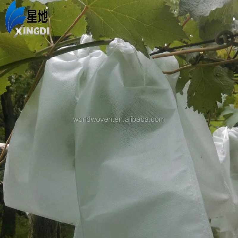 ПП нетканого фруктов защиты мешок ПП фильерный нетканый материал для сельского хозяйства покрытие растительного покрова упаковочный мешок для фруктов