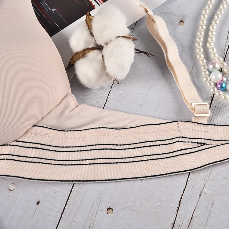 Top Grade Factory Direct Sales Women T Shirt Triangle Bra Wireless