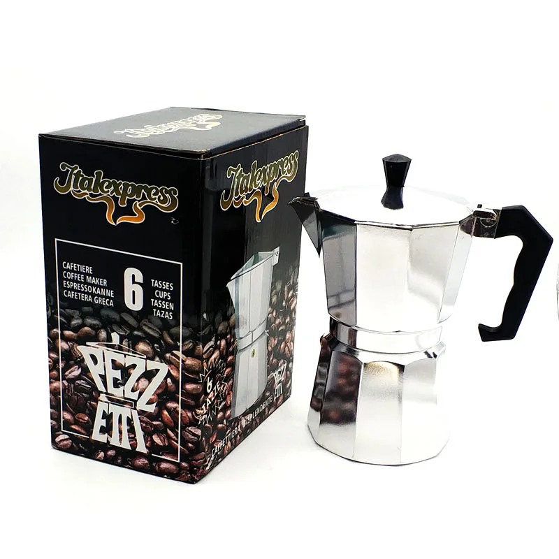 
High quality 1/2/3/6/9/12cups Aluminum Moka espresso Coffee Maker 
