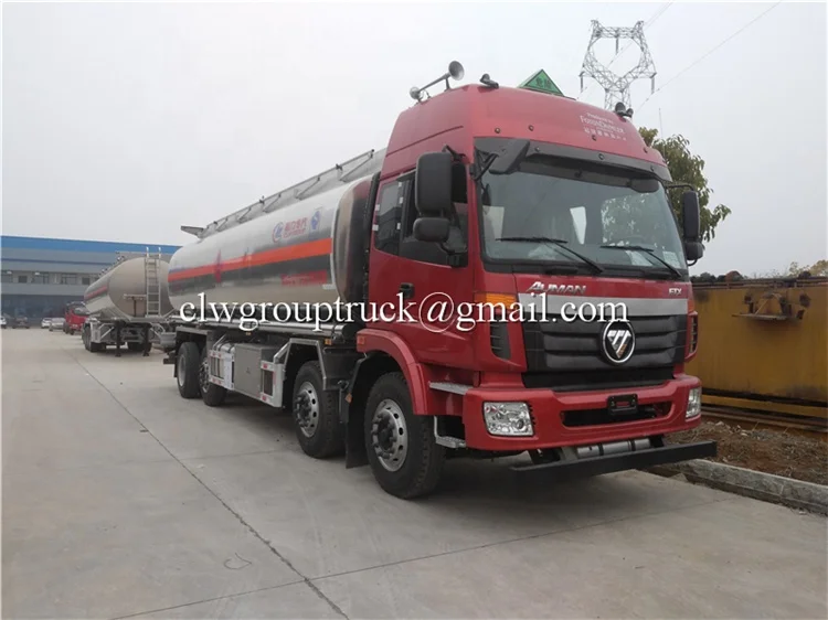 Foton 6 compartments oil gas storage transportation fuel tank truck for palm oil