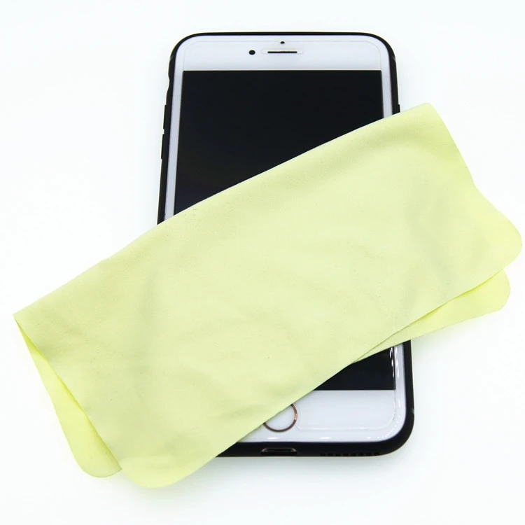 High Quality custom print chamois fabric glass cellphone piano wipe Eyewear microfibre cleaning cloth