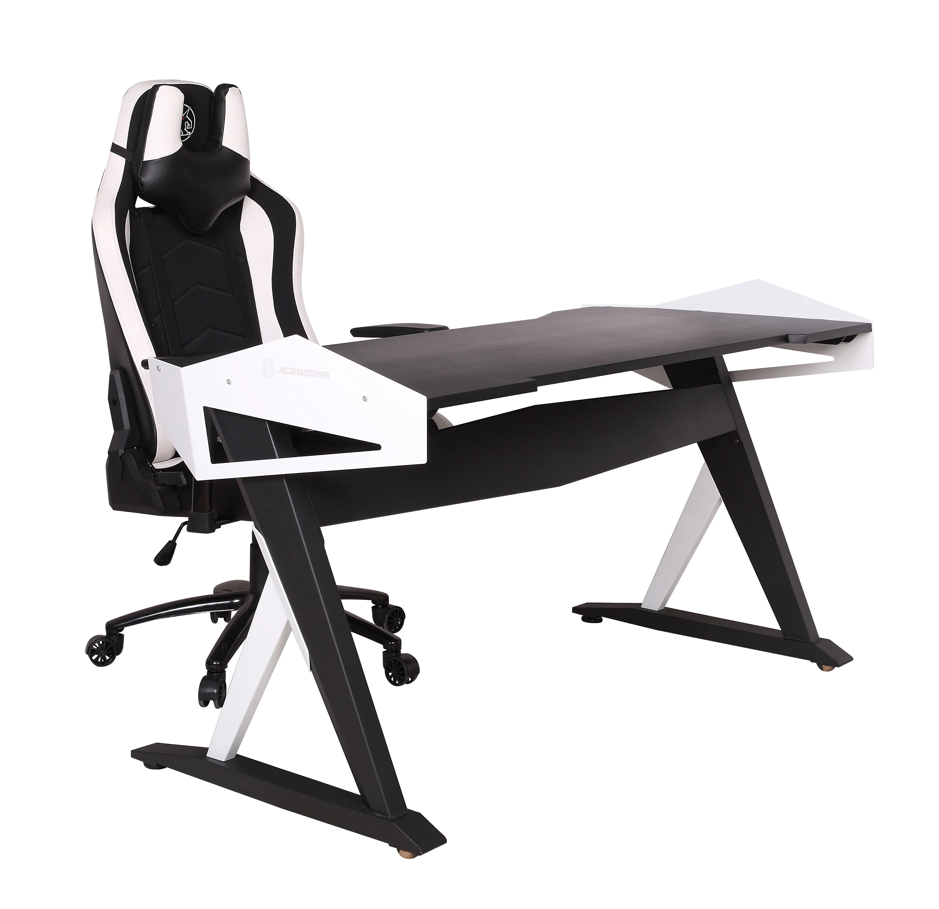 Racing Style Metal Material Laptop Table for Gaming