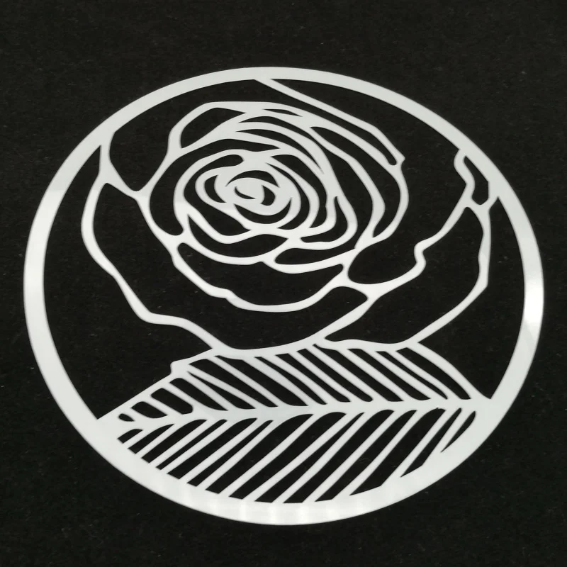 Rose Flower Art Painting Stencils Template ,Plastic Drawing Stencils