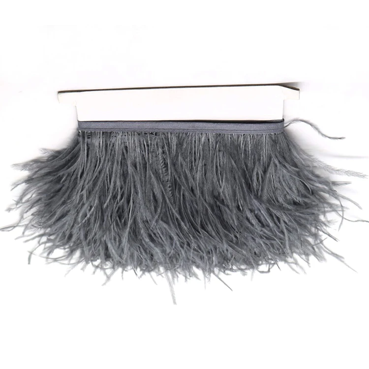 Ostrich Fringe Ostrich feathers trims artificial ostrich feathers