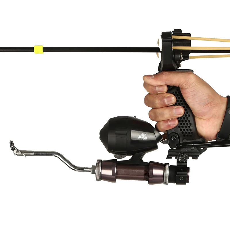 High Velocity Elastic Hunting Fishing Slingshot Catapult Bow Arrow Rest Bow Shooting SlingShot