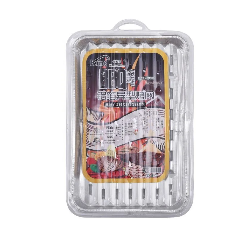 Family Party Hotel Buffet Tin Foil Barbecue Plate Full Size Pan