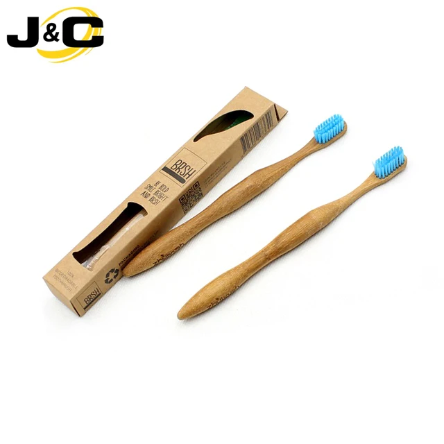 
Natural disposable bamboo travel toothbrush with toothpaste 