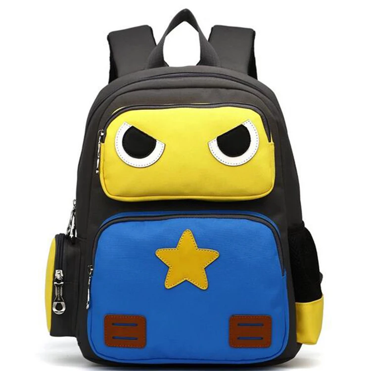 Милый детский школьный 3D-Рюкзак с роботом на плечо