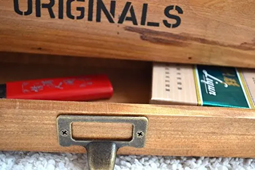 Originals Retro Wooden Stacking Letter Tray/Drawer Organizer/Desktop Mail Box/File Sorter