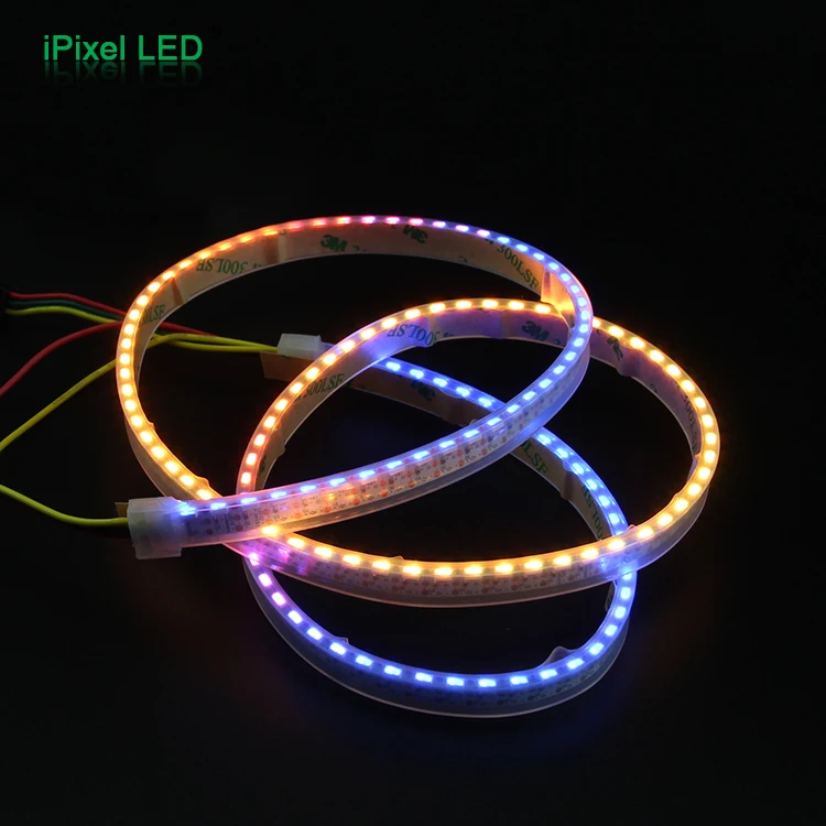 Адресная Светодиодная лента с боковым излучением, Светодиодная лента с боковым обзором 144 светодиодов