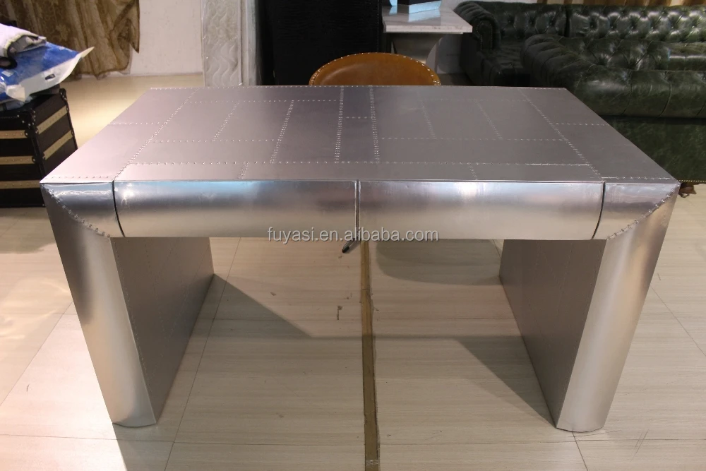 Aviator style , Aluminum office desk counter desk OF-005