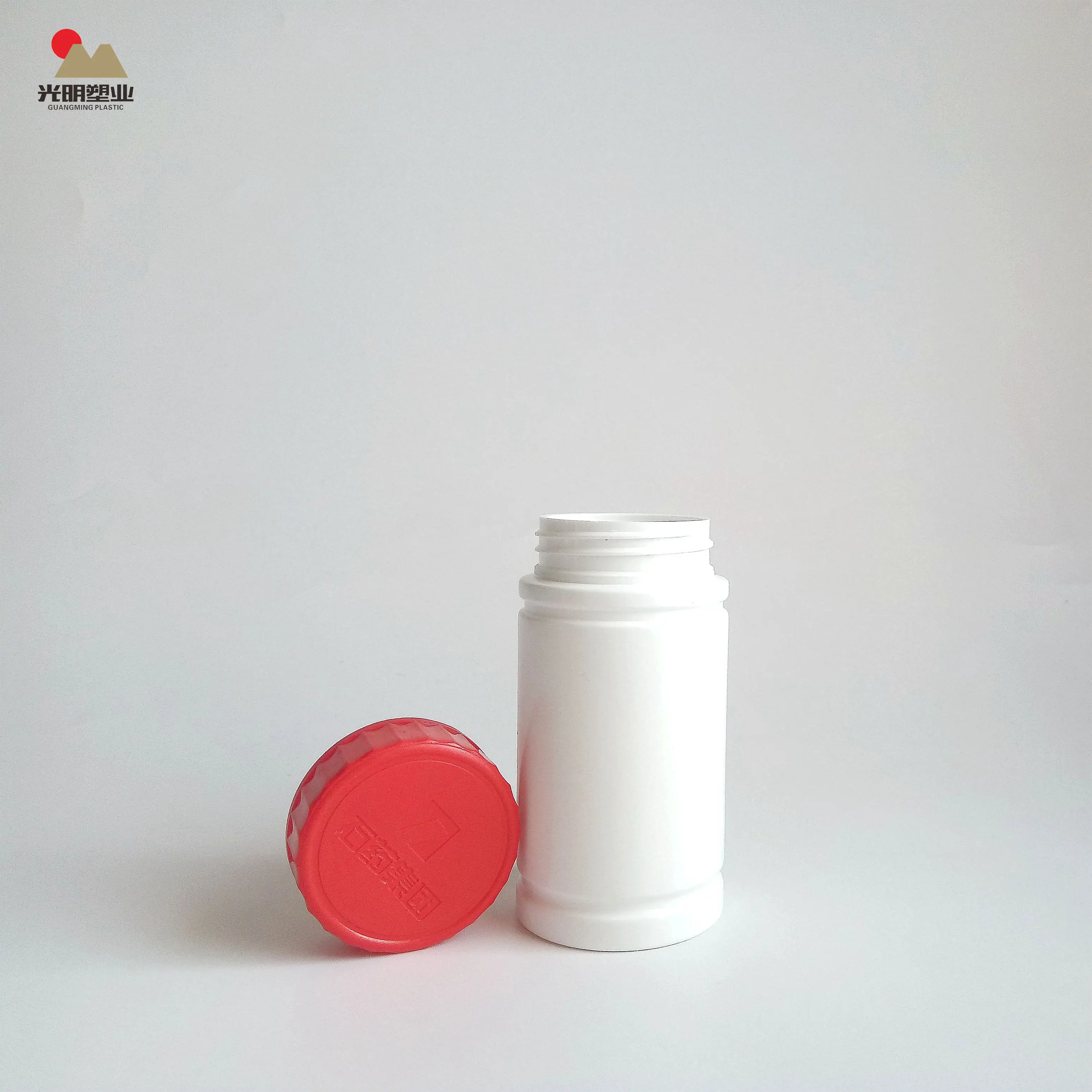 High quality empty 150ml White HDPE  Plastic Bottle medicine Container