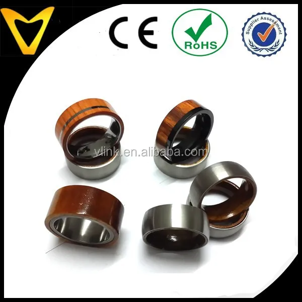 
2021 Vlink jewelry fashion cheap wood wedding ring for men trendy tungsten wood men finger ring fashion men ring 