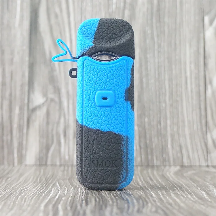 
lovekeke Decorative Protection Cover Skin Silicone Case with Lanyard and cap for nord Pod Kit Vape 