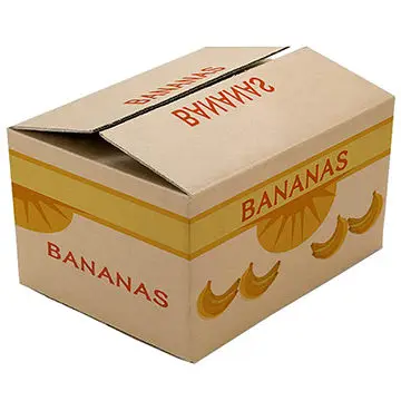 Biodegradable Food Industrial Used Cardboard Banana Packaging Box Sizes