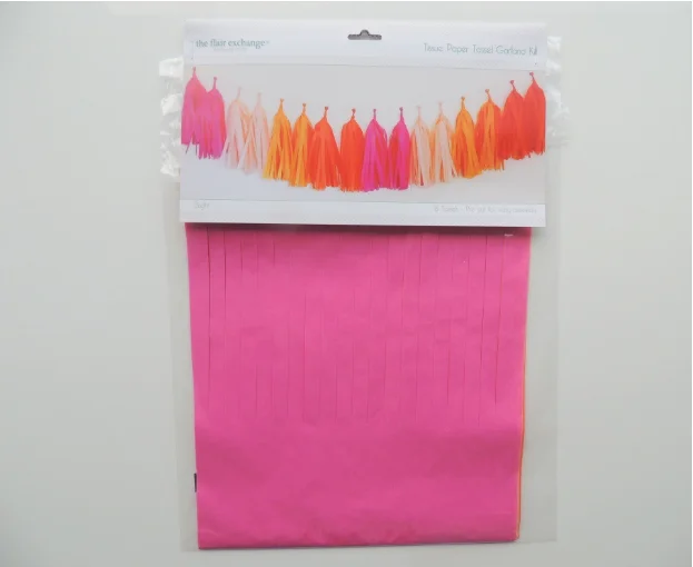 Event Party Supplies Birthday 14inch (35cm) Tissue Paper Party Paper Tassel Festival Tissue Paper Tassel Garland