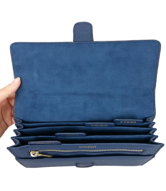 small MOQ genuine leather luggage tag passport holder travel wallet travel set