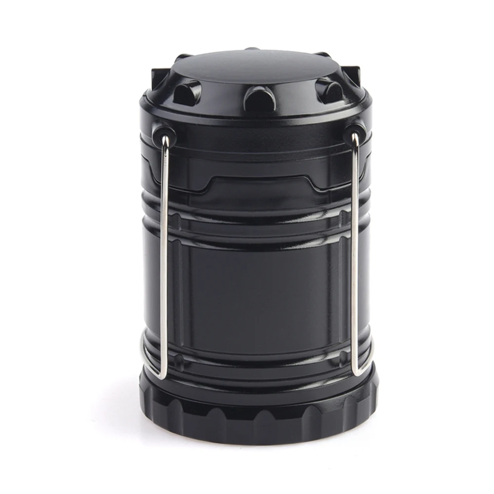 Get Free Sample Outdoor Emergency ABS 3*AA Battery 6 Led Folding Portable Camping Lantern Lamp